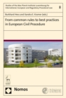 From common rules to best practices in European Civil Procedure - eBook