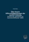 Uber Lineare Differentialgleichungen Der Zweiten Ordnung - Book