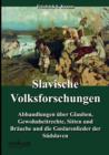 Slavische Volksforschungen - Book