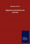 Allgemeine Geschichte Der Literatur - Book