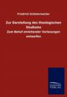 Zur Darstellung Des Theologischen Studiums - Book