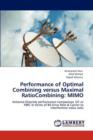 Performance of Optimal Combining Versus Maximal Ratiocombining : Mimo - Book