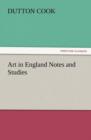 Art in England Notes and Studies - Book