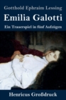 Emilia Galotti (Grossdruck) : Ein Trauerspiel in funf Aufzugen - Book