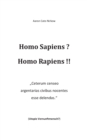 Homo Sapiens? Homo Rapiens!! : "Ceterum censeo argentarias civibus nocentes esse delendas." (Utopie Vernunftmensch?) - Book