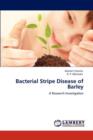 Bacterial Stripe Disease of Barley - Book