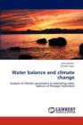 Water Balance and Climate Change - Book