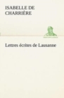 Lettres ecrites de Lausanne - Book