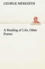 A Reading of Life, Other Poems - Book