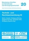 Technik- und Rechtsentwicklung III - Book