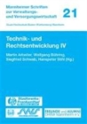 Technik- und Rechtsentwicklung IV - Book