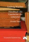 Handbuch Der Geschichte Der Litteratur - Book