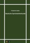 Deutsche Sprichwoerterkunde - Book