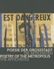 Poetry of the Metropolis : The Affichistes - Book