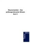 Maurermeister - Das Prufungsrelevante Wissen - Book