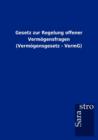 Gesetz Zur Regelung Offener Vermoegensfragen (Vermoegensgesetz - Vermg) - Book