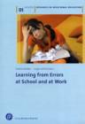 Learning from Errors at School and at Work - Book