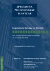 Linguistische Beitraege zur Slavistik. XXI. JungslavistInnen-Treffen in Goettingen 13. - 15. September 2012 - Book
