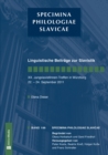 Linguistische Beitrage Zur Slavistik. XX. Jungslavistinnen-Treffen Wurzburg, 22.-24. September 2011 - Book