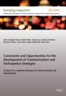 Constraints and Opportunities for the Development of Communication and Participation Strategies - Book