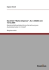 Das Urteil "Marks & Spencer", Rs. C-446/03 vom 13.12.2005 : Gemeinschaftsrechtskonforme Verrechnung von Auslandsverlusten im Inland? - Book