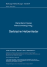 Serbische Heldenlieder - Book