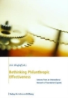 Rethinking Philanthropic Effectiveness : Lessons from an International Network of Foundation Experts - Book