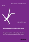 Menschenbild und Leiblichkeit. Eine philosophisch-anthropologische Studie nach der Phanomenologie Merleau-Pontys. - Book
