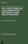 Einleitung;  1-34 FGG - Book