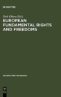 European Fundamental Rights and Freedoms - Book