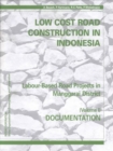 Low Cost Road Constr Indon 2vl - Book