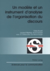 Modele Et UN Instrument d'Analyse De l'Organisation Du Disco - Book