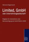 Limited, Gmbh Oder Unternehmergesellschaft? - Book