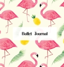 Hardcover Bullet Journal : Beautiful Flamingo Design 150 Dot Grid Pages (size 8.5x8.5 inches) Blank Journal - Book