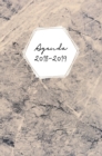 Agenda 2018-2019 : Agenda Scolaire de Juillet 2018   Ao t 2019, Couverture Rigide, Semainier Simple & Graphique, Motif Marble - Book