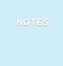 Notes - Hardcover Bullet Journal : Blank Journal with Light Blue Cover Design - 150 Dot Grid Pages (Size 8.5x8.5 Inches) - Book