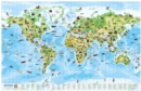 Children's Wall Map: World of Animals : Beautiful wall map ideal for a classroom or a bedroom - Book