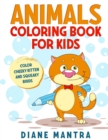 Animals coloring book for kids : Color cheeky kitten and squeaky birds - Book