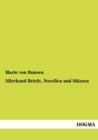 Allerhand Briefe, Novellen Und Skizzen - Book