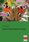 Deutsche Schmetterlingskunde Fur Anfanger - Book