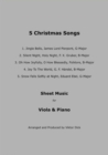 5 Christmas Songs - Sheet Music for Viola & Piano - eBook
