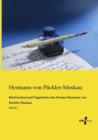 Briefwechsel und Tagebucher des Fursten Hermann von Puckler-Muskau : Band 1 - Book