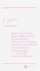 Final Vocabulary - Book