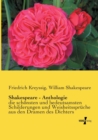 Shakespeare - Anthologie : die sch?nsten und bedeutsamsten Schilderungen und Weisheitsspr?che aus den Dramen des Dichters - Book