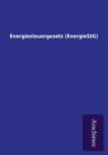 Energiesteuergesetz (Energiestg) - Book