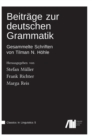 Beitrage zur deutschen Grammatik - Book