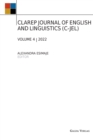 CLAREP JOURNAL OF ENGLISH AND LINGUISTICS (C-JEL) : Vol. 4 - Book