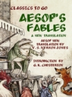 Aesop's Fables A New Translation by V. S. Vernon Jones Introduction by G. K. Chesterton - eBook