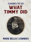 What Timmy Did - eBook