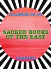 Sacred Books of the East - eBook